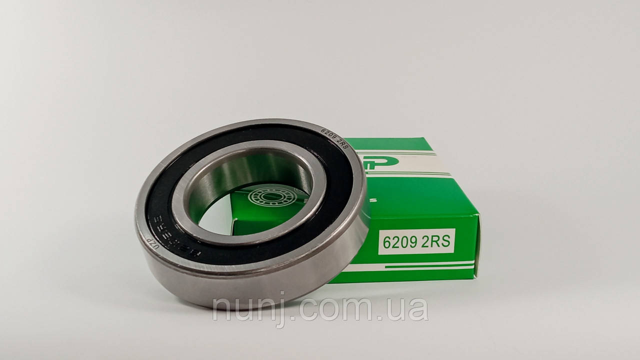 Підшипник 6209-2RS UZP (180209) розміри: 45*85*19 кульковий радіальний закритий, фото 1