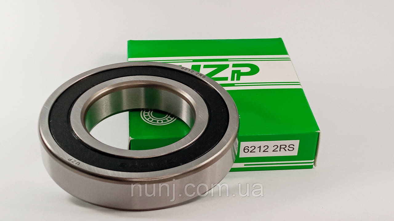 Підшипник 6212-2RS UZP (180212) розміри: 60*110*22 кульковий радіальний закритий, фото 1