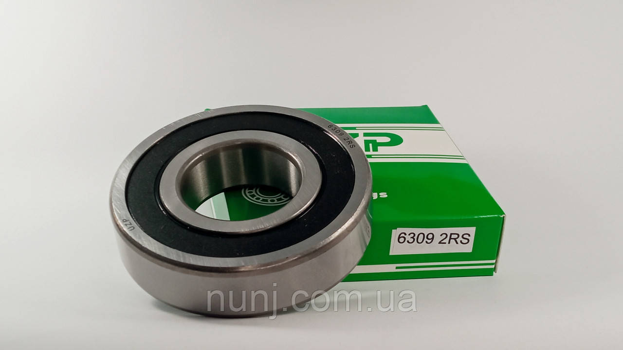 Підшипник 6309-2RS UZP (180309) розміри: 45*100*25 кульковий радіальний закритий, фото 1