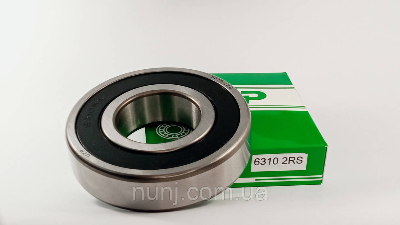 Підшипник 6310-2RS UZP (180310) розміри: 50*110*27 кульковий радіальний закритий, фото 1