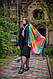 Авторська хустка райдужна MyScarf "Погляд", фото 4