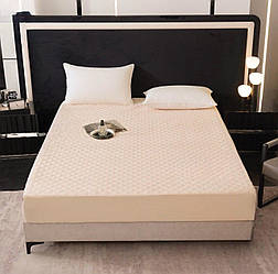 Наматрацник-чохол AquaStop бежевий розміром 160х200х25см