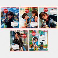 Зошит шкільний 1Вересня 18 аркушів лінія Japanese adventure (25)