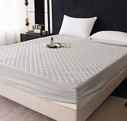 Наматрацник-чохол AquaStop Сірий розміром 160х200х25см