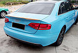 Спойлер DPT М4 (ABS, чорний глянець) для Audi A4 B8 2007-2015рр., фото 3