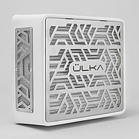 Витяжка для манікюру настільна Ulka Pemium з фільтром, колір білий (сітка металік)