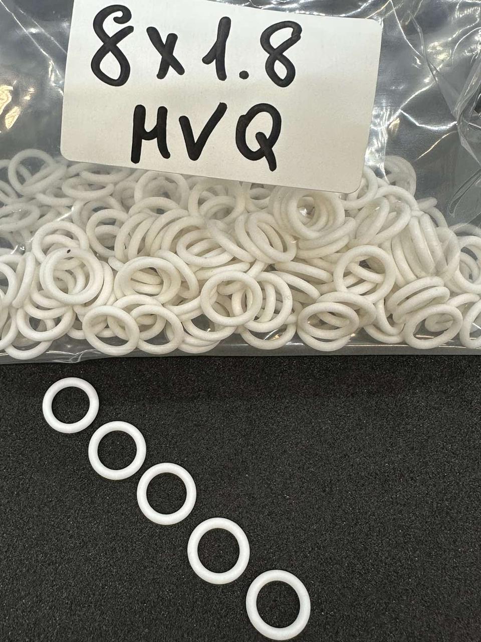Ущільнювальне кільце O-ring MVQ70 8*1.8
