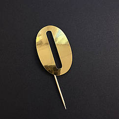 Топер паперовий 0 золото