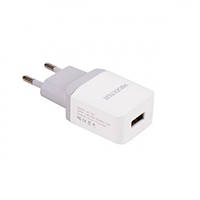 Мережевий зарядний пристрій Maxxter UC-24A White, 1хUSB, 2.1A/5V