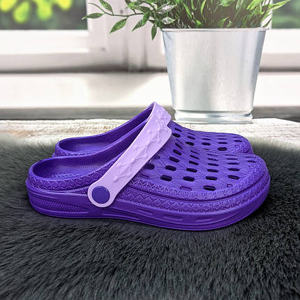 Сабо крокси жіночі піна темно-фіолетові Гіпаніс 4075, фото 1