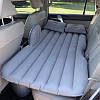 Матрац надувний для автомобіля на заднє сидіння 135х85 см з насосом та 2 подушками Grey, фото 2