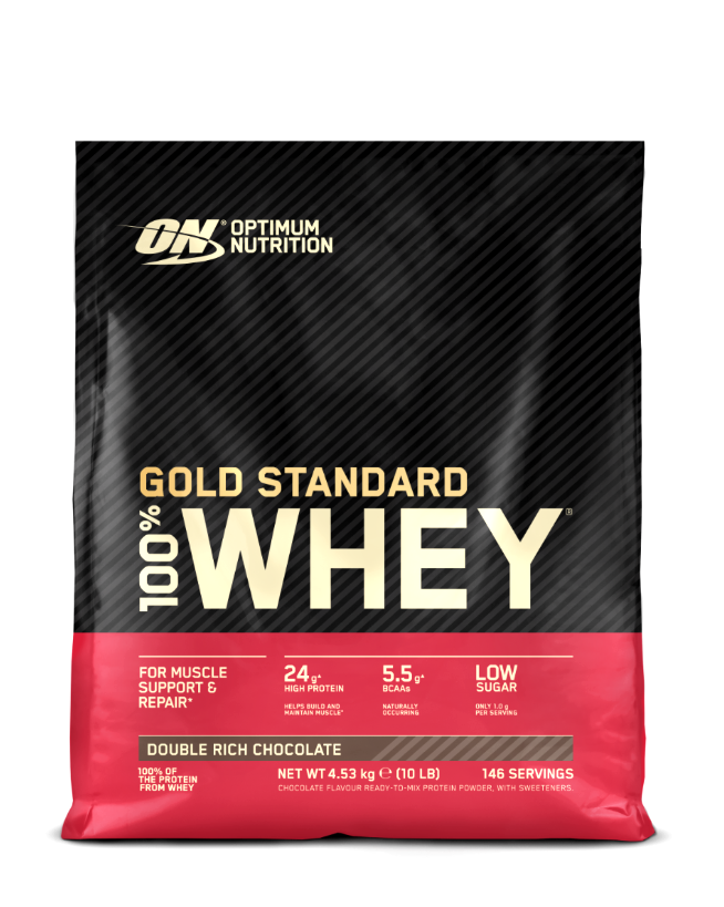 Протеїн сироватковий Optimum Nutrition 100% Whey Gold Standard 4540г / 146 порцій / Double Rich Chocolate