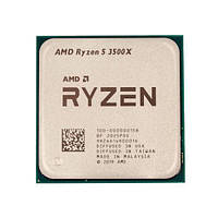 Процесор AMD (AM4) Ryzen 5 3500X Tray 6x3.3 ГГц (Turbo Boost 4.1 ГГц) L3 32Мб Matisse (Zen 2) (100-000000158)