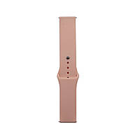 Ремінець для смарт-годинника Amazfit, Samsung, Huawei, 22 mm, SILICONE, Pink Peach