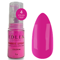 Спрей для ефекту омбре Edlen Ombre Spray Color No4, 5 г (малиновий)