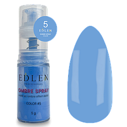 Спрей для ефекту омбре Edlen Ombre Spray Color No5, 5 г (блакитний)