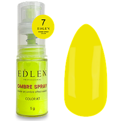 Спрей для ефекту омбре Edlen Ombre Spray Color No7, 5 г (жовтий)