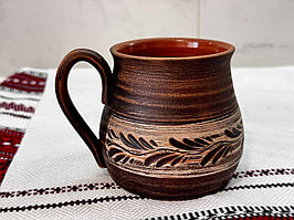 Чашка ручної роботи 350 мл ангоб