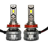 LED лампи H11 65W Kelvin 8000Lm 6000K 9-36V Лед автолампи з обманкою, фото 5