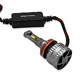 LED лампи H11 65W Kelvin 8000Lm 6000K 9-36V Лед автолампи з обманкою, фото 7