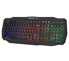 Клавіатура XTRIKE ME KB-302 USB RGB Black (6932391917527)