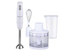 Блендер Liberton LHB-0301, White, занурювальний, 600W, турборежим, вінчик, чаша подрібнювача 400мл, мірна