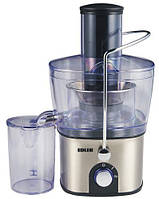 Соковитискач Edler EDJU-1146, Inox/Black, 1000W, відцентрова, ємність для соку 1000мл, 2 швидкості, горловина