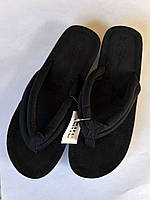 В'єтнамки шльопанці босоніжки ЧОРНІ жіночі літні відкриті на низькому ходу