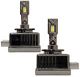 Світлодіодні LED лампи D3S KELVIN 65W 8000 Lm 6000K Лед замість ксенона, фото 4