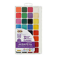 Акварель ZiBi Kids Line Classic 32 кольорі медова, без пеньзика (12)