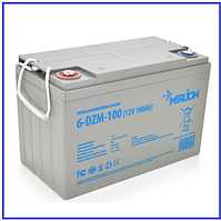 Тягова акумуляторна батарея MERLION 6-DZM-100 12V 100Ah М8 (330x175x220)