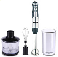 Блендер Edler EDHB-1251, Black/Steel, 500W, занурювальний, 2 швидкості з плавним регулюванням, мірний стакан