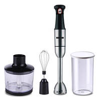 Блендер Edler EDHB-2009, Black, 800W, занурювальний, 2 швидкості, мірний стакан 600мл, подрібнювач 500мл,