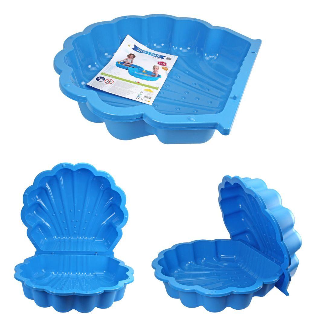 Пісочниця Technok Toys Блакитна раковина з 2 частин T00752