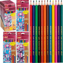 Олівець 12 кольорів Luva Ellott CQ2003-12 Дівчатка MZOPT