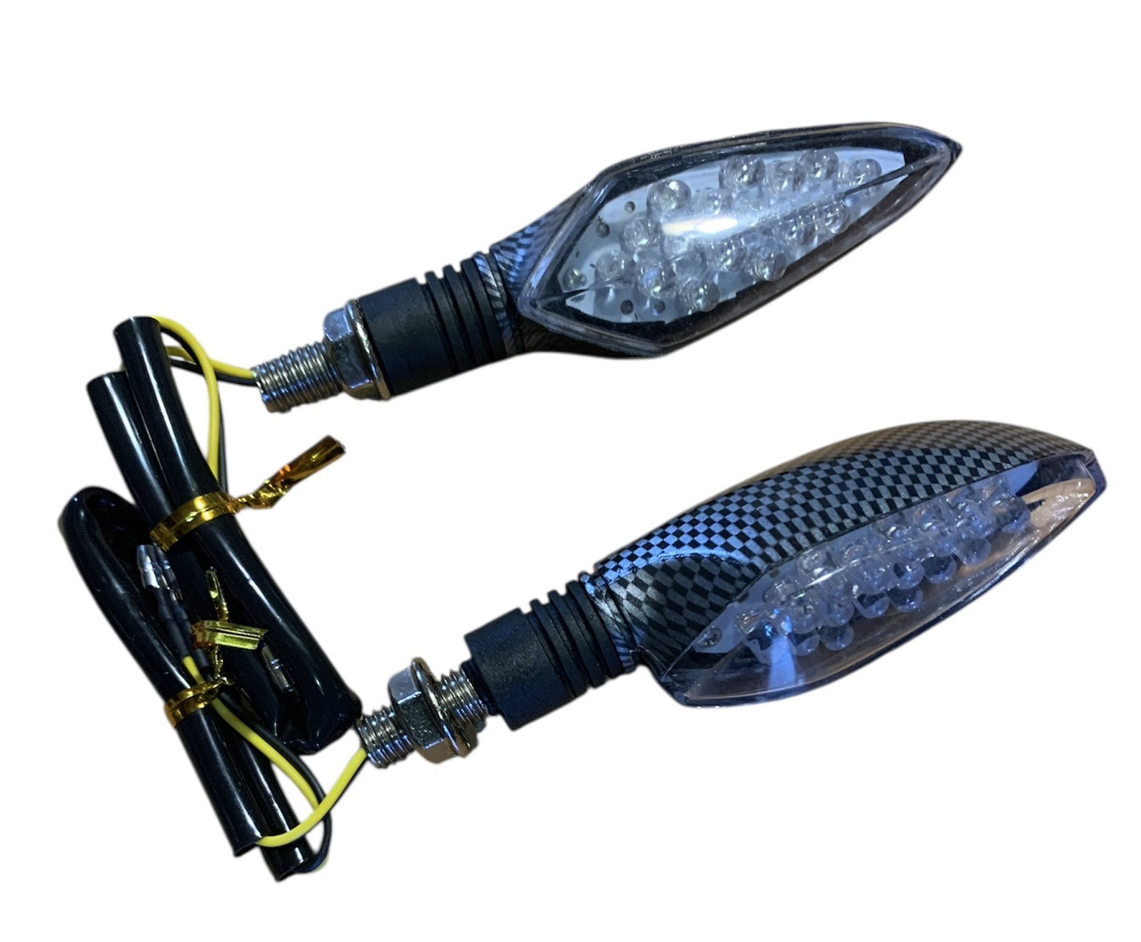 Повороти LED карбон
