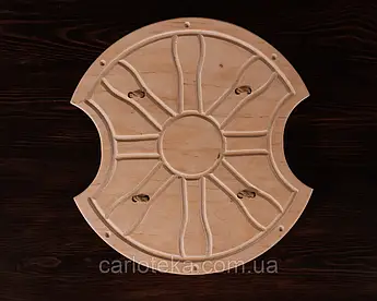 Дерев'яний щит "Щит Ахіллеса" Carloteka 40 см