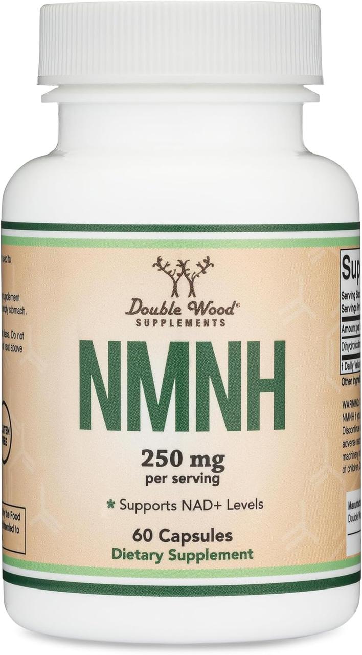 Double Wood NMNH Supplement / Підтримка мітохондрій та рівня енергії 60 капсул