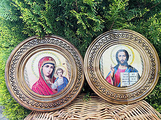 Вінчальні весільні ікони діаметр 25 см