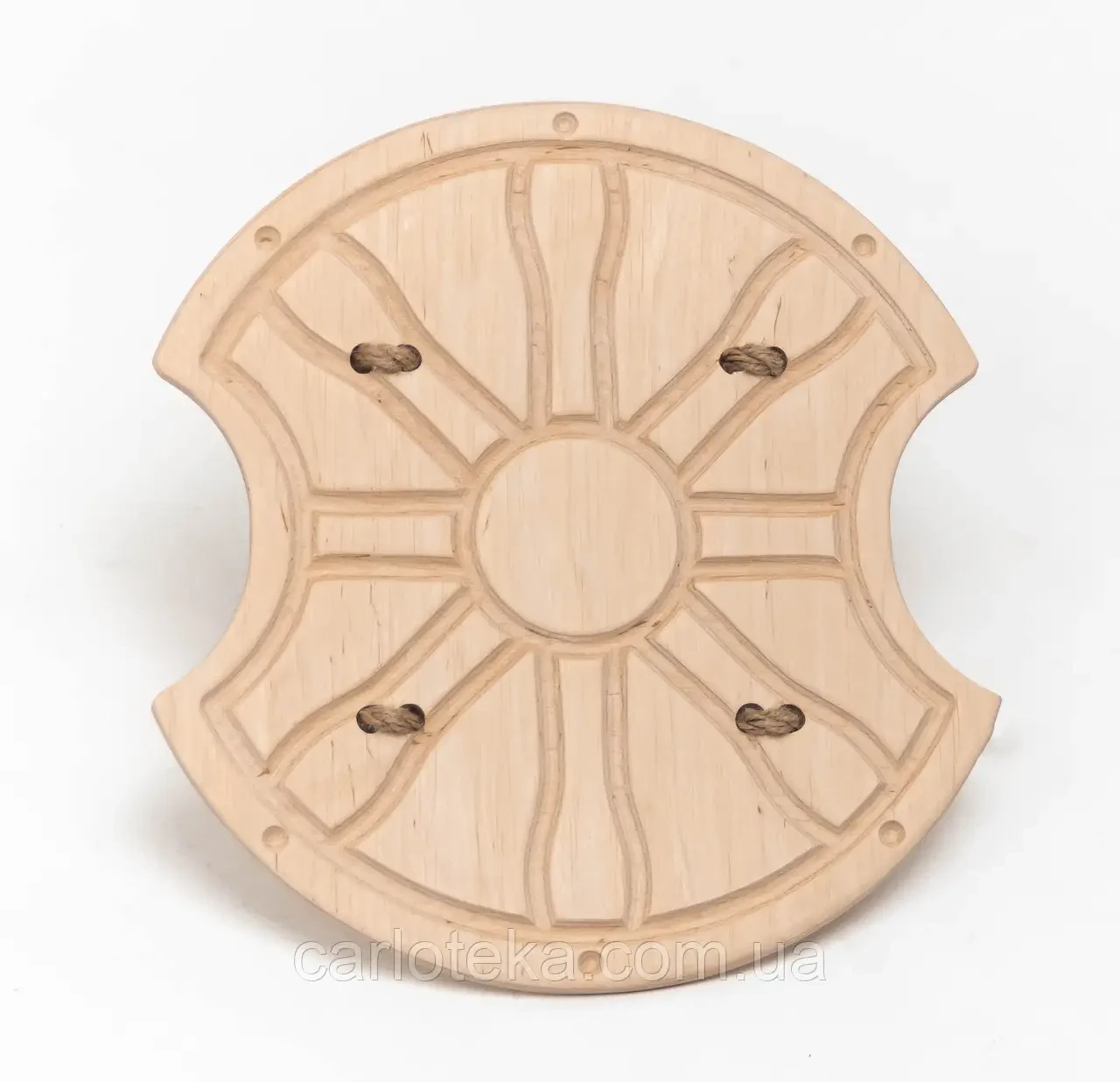 Дерев'яний щит Ахіллеса Carloteka 30 см, фото 1