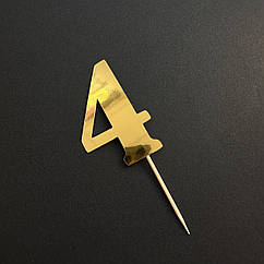 Топер паперовий 4 золото