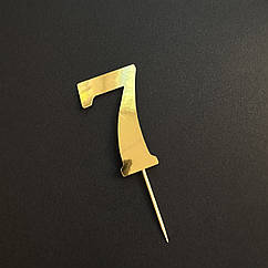 Топер паперовий 7 золото