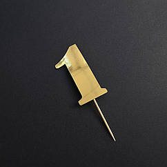 Топер паперовий 1 золото