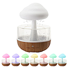 Зволожувач повітря Гриб з ефектом дощу та RGB-підсвіткою, від USB/Ароматувальний нічник, фото 3