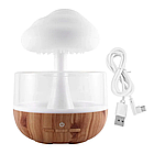 Зволожувач повітря Гриб з ефектом дощу та RGB-підсвіткою, від USB/Ароматувальний нічник, фото 9