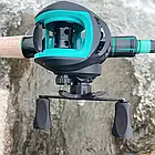 Спінінг на хижака міні вудка з мультиплікаторною котушкою + ПОДАРУНОК (шнур), фото 6