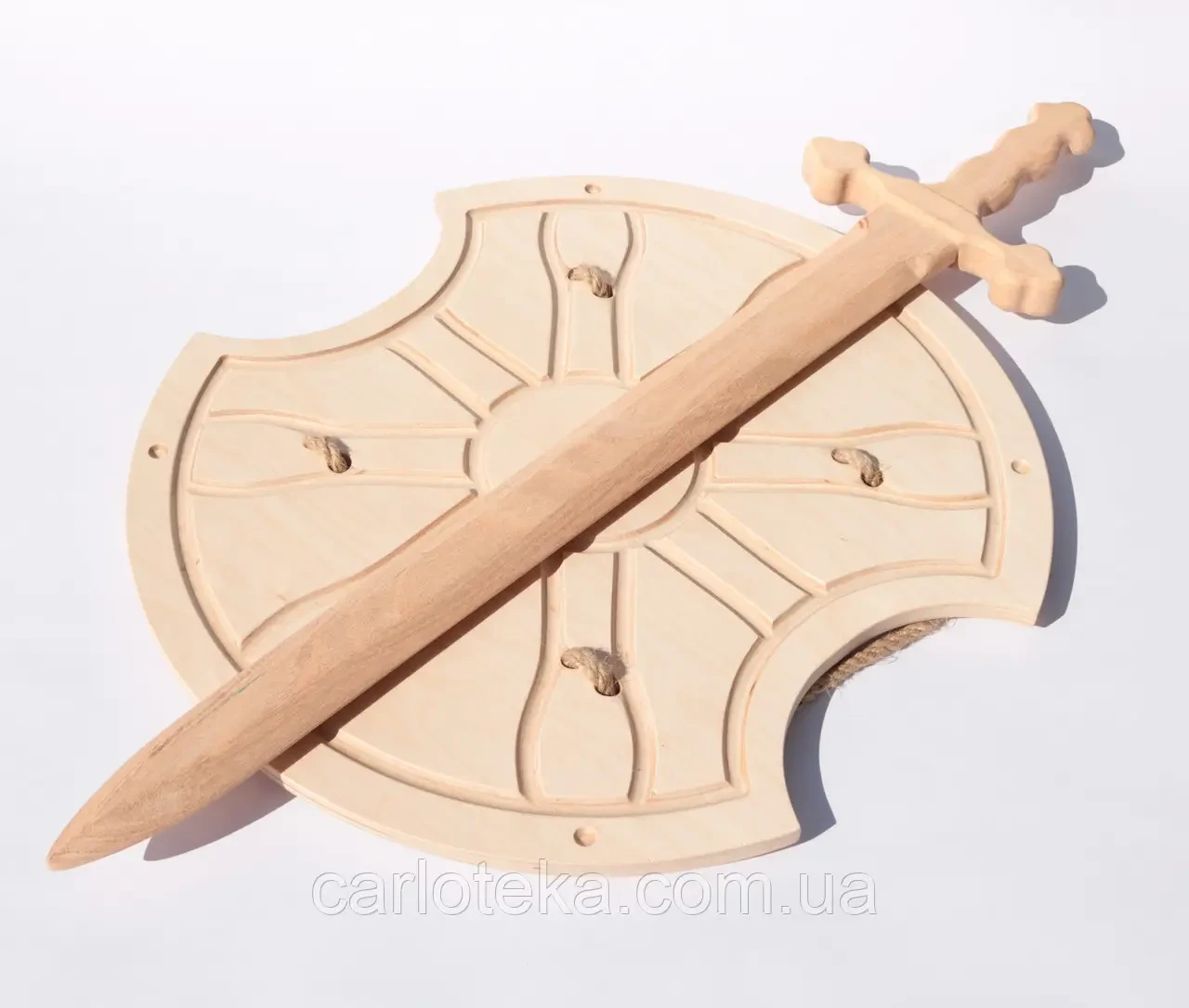 Набір Carloteka: Меч Вікінга 54 см та щит Ахіллеса 30 см, фото 1