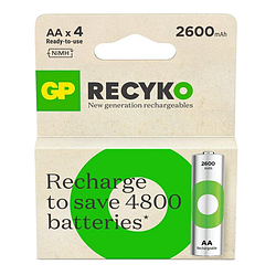 Акумулятор GP R6 AA Ni-MH 2700mAh 1.2V 1 шт. (4шт. на блістері)