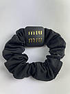 Резинка для волосся MIU MIU Hair Tie Black, фото 2