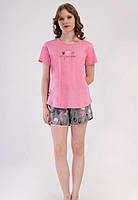 Піжама футболка з шортами Vienetta бавовна